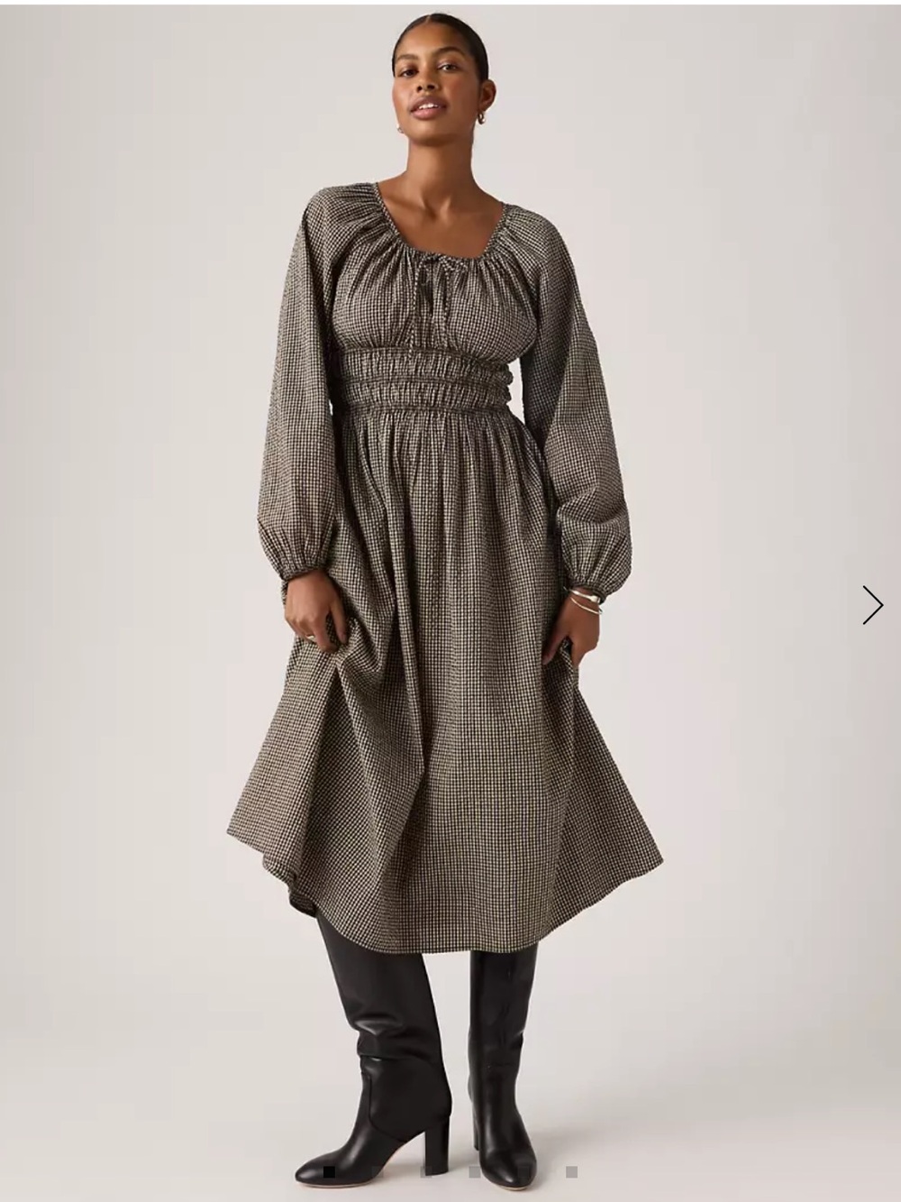 Levi’s Tess Smocked Dress - S